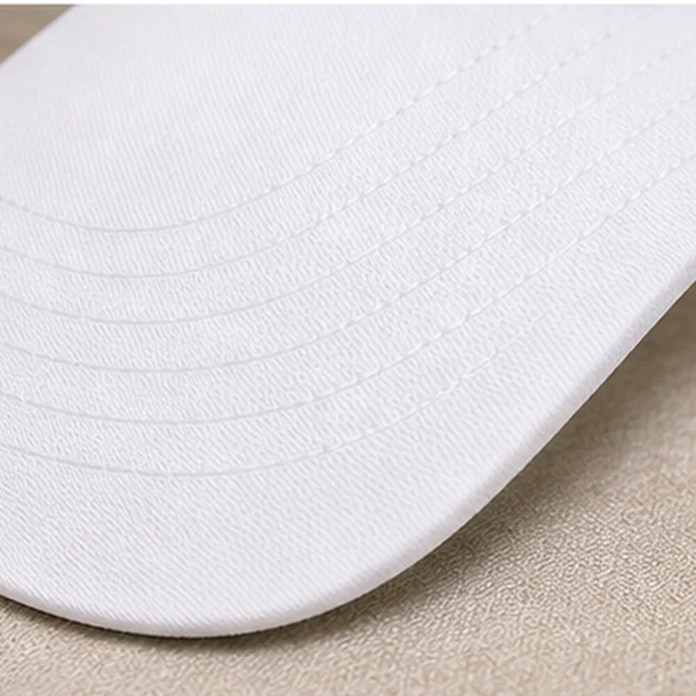 ALO Yoga White Athleisure Open Top Visor Hat Logo